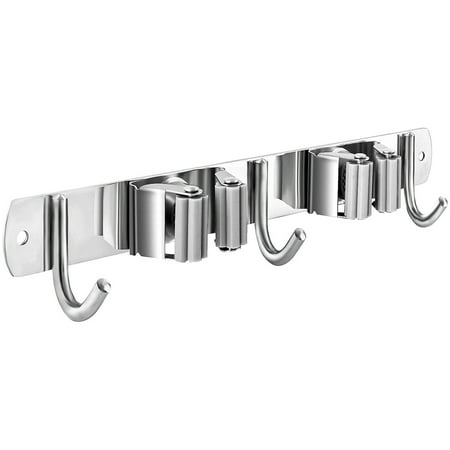 Broom and Mop Holder Wall Mounted Broom Hanger Broom Holder Stainless Steel Heavy Duty Broom Racks for Laundry Room Garage Garden Bathroom
Broom and Mop Holder Wall Mounted Broom Hanger Broom Holder Stainless Steel Heavy Duty Broom Racks for Laundry Room Garage Garden Bathroom