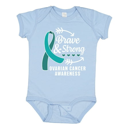 Inktastic Ovarian Cancer Awareness Brave and Strong with Arrows Gift Baby Boy or Baby Girl Bodysuit
Inktastic Ovarian Cancer Awareness Brave and Strong with Arrows Gift Baby Boy or Baby Girl Bodysuit