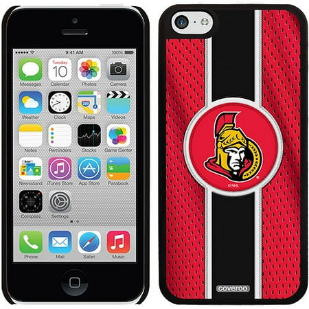 Ottawa Senators Jersey Stripe Design on iPhone 5c Thinshield Snap-On Case by Coveroo