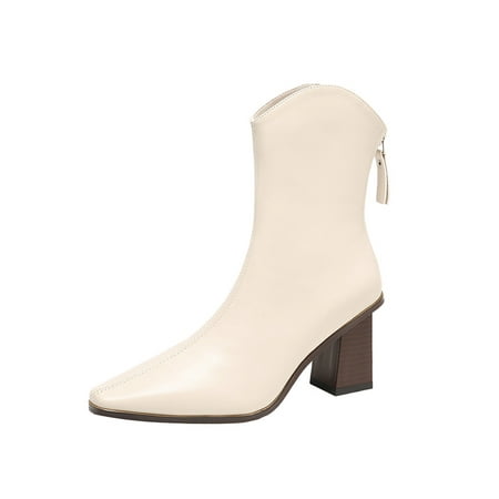 SIMANLAN Women Casual Ankle Boots Slip Resistant Square Toe Party Waterproof Booties Beige 6.5
SIMANLAN Women Casual Ankle Boots Slip Resistant Square Toe Party Waterproof Booties Beige 6.5