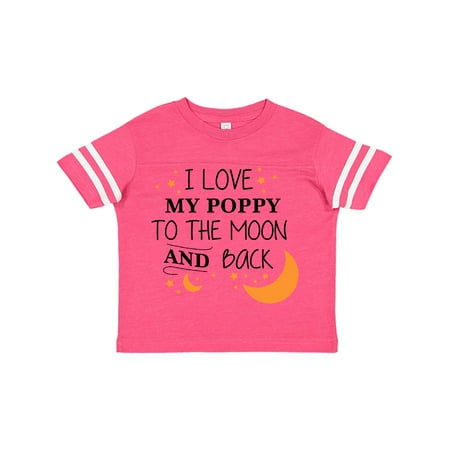Inktastic I Love My Poppy To The Moon and Back Gift Toddler Boy or Toddler Girl T-Shirt
Inktastic I Love My Poppy To The Moon and Back Gift Toddler Boy or Toddler Girl T-Shirt