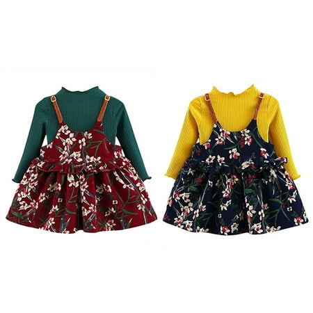 3T Baby Girls Long Sleeve floral Strip Dress High Round Neck Collar Shirt Autumn Children Soft Cotton Clothes
3T Baby Girls Long Sleeve floral Strip Dress High Round Neck Collar Shirt Autumn Children Soft Cotton Clothes