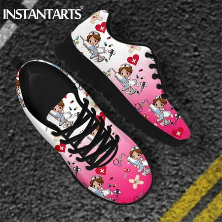 Woman Flats Nurse Casual Shoes For Women 2024 Breathable Summer Sneakers Cartoon Nursing Print Lightweight Flat Lace Up Footwear
Woman Flats Nurse Casual Shoes For Women 2024 Breathable Summer Sneakers Cartoon Nursing Print Lightweight Flat Lace Up Footwear