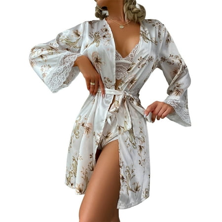 LAPA Women Lace Floral Kimono Robe Wedding Bathrobe Lingerie Sleepwear
LAPA Women Lace Floral Kimono Robe Wedding Bathrobe Lingerie Sleepwear