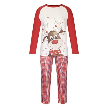 CHGBMOK Christmas Women Printed Blouse Round-Neck Tops+Pants Family Matching Pajamas Set
CHGBMOK Christmas Women Printed Blouse Round-Neck Tops+Pants Family Matching Pajamas Set