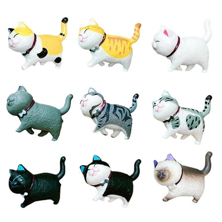OUNONA 9pcs 3D Lovely Cat Shape Magnetic Fridge Stickers Animal Shaped Fridge Magnet
OUNONA 9pcs 3D Lovely Cat Shape Magnetic Fridge Stickers Animal Shaped Fridge Magnet
