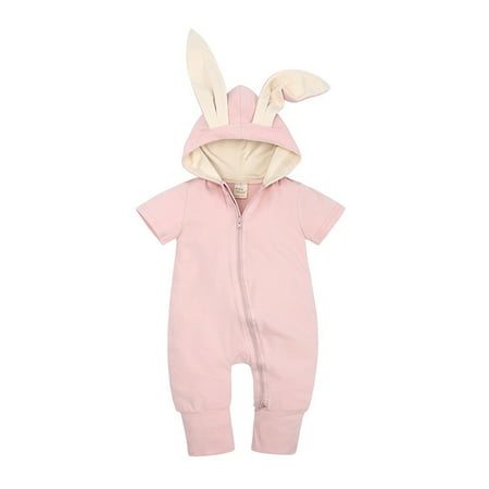 Yubatuo Newborn Infant Baby Boys Girls Cute Solid Short Sleeve Romper Hooded Outfits Set Pink 73
Yubatuo Newborn Infant Baby Boys Girls Cute Solid Short Sleeve Romper Hooded Outfits Set Pink 73