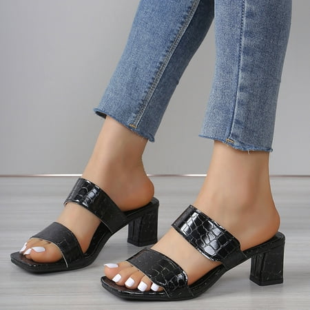 Cathalem Sandals for Women Low Heel Wedges Fashion Spring Summer Women Sandals Medium Heel Heel Womens Sandals Dressy Black 7.5
Cathalem Sandals for Women Low Heel Wedges Fashion Spring Summer Women Sandals Medium Heel Heel Womens Sandals Dressy Black 7.5