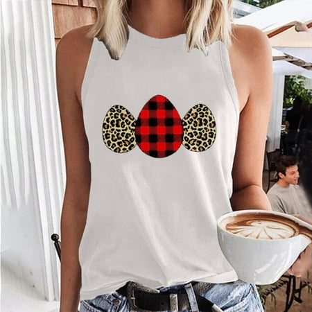Dolkfu Easter Scrub Tops Women Women s Printed Casual Loose Round Neck Easter Summer Sleeveless T-Shirt Tops
Dolkfu Easter Scrub Tops Women Women s Printed Casual Loose Round Neck Easter Summer Sleeveless T-Shirt Tops