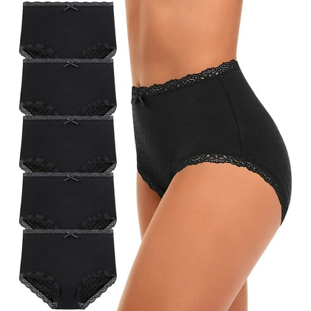 High Waisted Underwear for Women Cotton No Muffin Top Full Coverage Briefs Soft Stretch Ladies Panties 5 Pack
High Waisted Underwear for Women Cotton No Muffin Top Full Coverage Briefs Soft Stretch Ladies Panties 5 Pack