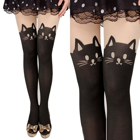 KDDYLITQ Womens Silk Tights Sheer Control Top Panty Hose balck One Size