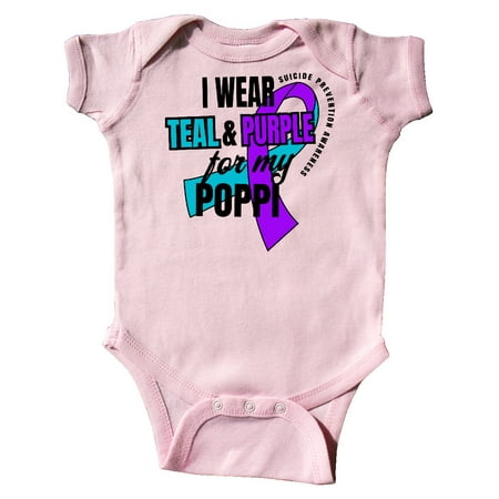 Inktastic Suicide Prevention I Wear Teal and Purple for My Poppi Gift Baby Boy or Baby Girl Bodysuit
Inktastic Suicide Prevention I Wear Teal and Purple for My Poppi Gift Baby Boy or Baby Girl Bodysuit