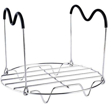 The steamer rack tripod with heat-resistant silicone handle is compatible with the Instant Pot 6 and 8 quart accessories and the stainless steel steamer rack tripod is suitable for pressure cookersB
The steamer rack tripod with heat-resistant silicone handle is compatible with the Instant Pot 6 and 8 quart accessories and the stainless steel steamer rack tripod is suitable for pressure cookersB