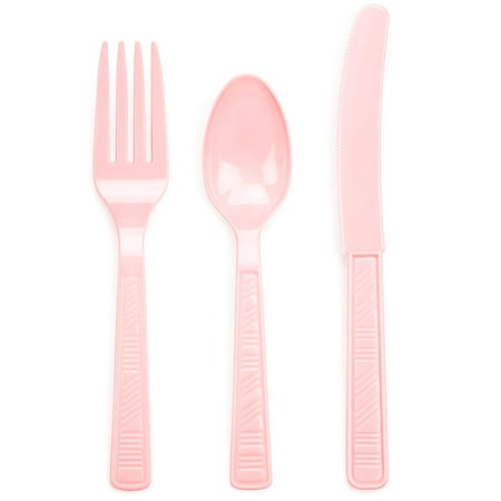 DecorRack 96 Piece Plastic Cutlery Set -BPA Free- Disposable Plastic Silverware Heavy Duty Utensils
DecorRack 96 Piece Plastic Cutlery Set -BPA Free- Disposable Plastic Silverware Heavy Duty Utensils