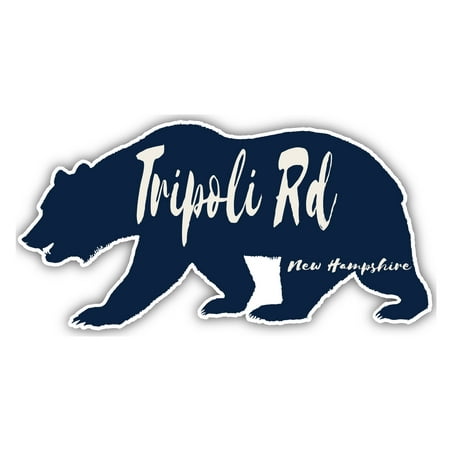 Tripoli Rd New Hampshire Souvenir 3x1.5-Inch Fridge Magnet Bear Design