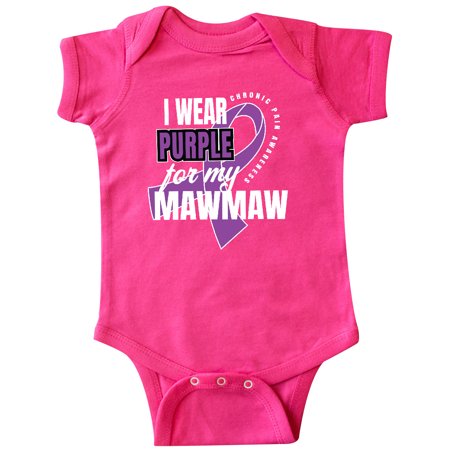 Inktastic Chronic Pain I Wear Purple For My Mawmaw Gift Baby Boy or Baby Girl Bodysuit
Inktastic Chronic Pain I Wear Purple For My Mawmaw Gift Baby Boy or Baby Girl Bodysuit