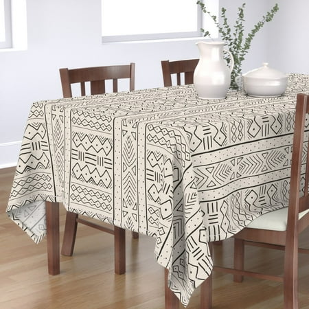 Cotton Sateen Tablecloth 70 Square - Mudcloth Black African Tribal Decor Print Custom Table Linens by Spoonflower
Cotton Sateen Tablecloth 70 Square - Mudcloth Black African Tribal Decor Print Custom Table Linens by Spoonflower