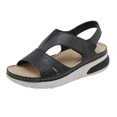 Ramiter Platform Sandals Women s Espadrille Platform Sandals Open Toe Ankle Strap Casual Summer Sandals Black
Ramiter Platform Sandals Women s Espadrille Platform Sandals Open Toe Ankle Strap Casual Summer Sandals Black