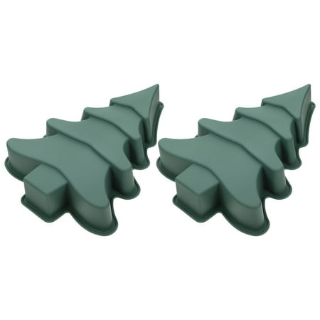 Qumonin 2pcs Silicone Christmas Tree Casting Molds Fondant Cake Chocolate Baking Trays
Qumonin 2pcs Silicone Christmas Tree Casting Molds Fondant Cake Chocolate Baking Trays
