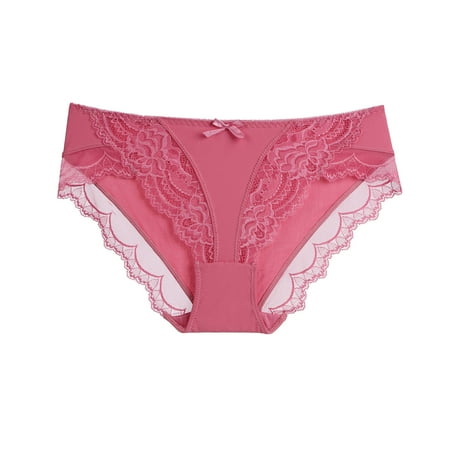 Larisalt Womens Panties Seamless Women s High Waisted Ribbed Cotton Thongs Stretchy Sport Panties High Cut Breathable Underwear Hot Pink S
Larisalt Womens Panties Seamless Women s High Waisted Ribbed Cotton Thongs Stretchy Sport Panties High Cut Breathable Underwear Hot Pink S