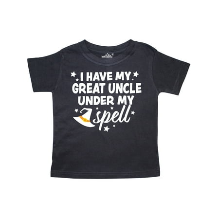 Inktastic I Have My Great Uncle Under My Spell with Cute Witch Hat Gift Toddler Boy or Toddler Girl T-Shirt
Inktastic I Have My Great Uncle Under My Spell with Cute Witch Hat Gift Toddler Boy or Toddler Girl T-Shirt