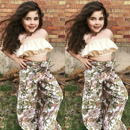 Kids Baby Girls Vest Crop Tops Floral Wide Leg Pants Outfits Summer Hot Sale
Kids Baby Girls Vest Crop Tops Floral Wide Leg Pants Outfits Summer Hot Sale