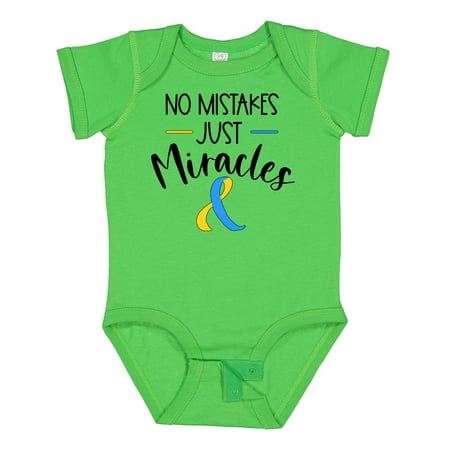 Inktastic No Mistakes Just Miracles Down Syndrome Awareness Gift Baby Boy or Baby Girl Bodysuit
Inktastic No Mistakes Just Miracles Down Syndrome Awareness Gift Baby Boy or Baby Girl Bodysuit