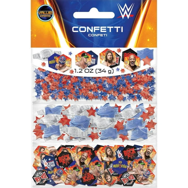 WWE Wrestling Confetti Value Pack (3 types)