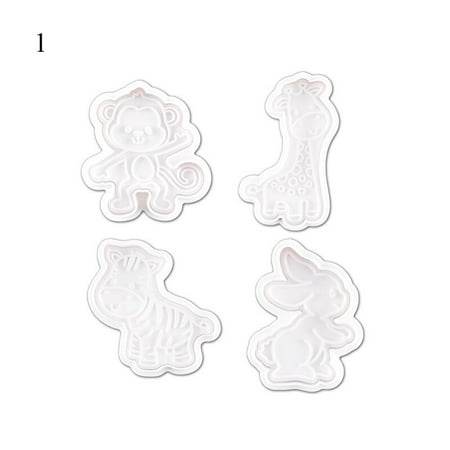 4Pcs Cookie Cutter Set Animal Monkey Giraffe Christmas Cake Tools Biscuit Stamp Fondant Mould Baking
4Pcs Cookie Cutter Set Animal Monkey Giraffe Christmas Cake Tools Biscuit Stamp Fondant Mould Baking