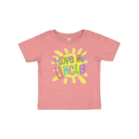 Inktastic I Love my Uncle- sun and rainbow letters Gift Baby Boy or Baby Girl T-Shirt
Inktastic I Love my Uncle- sun and rainbow letters Gift Baby Boy or Baby Girl T-Shirt