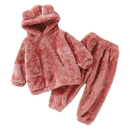 TIREOW Boy s and Girl s Soft Sleepwear Sets Toddler Kids Baby Girl Boy Clothes Winter Warm Hooded Bear Ear Sweatshirt Tops and Pants 2Pcs Fall Tracksuit Outfits Pajamas Set
TIREOW Boy s and Girl s Soft Sleepwear Sets Toddler Kids Baby Girl Boy Clothes Winter Warm Hooded Bear Ear Sweatshirt Tops and Pants 2Pcs Fall Tracksuit Outfits Pajamas Set