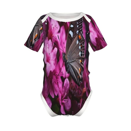 Adobk Pink Blossoms Butterfly Print Baby Climbing Clothes Jumpsuit Rompers Classic Rompers Child Short sleeve Bodysuits-18 Months
Adobk Pink Blossoms Butterfly Print Baby Climbing Clothes Jumpsuit Rompers Classic Rompers Child Short sleeve Bodysuits-18 Months
