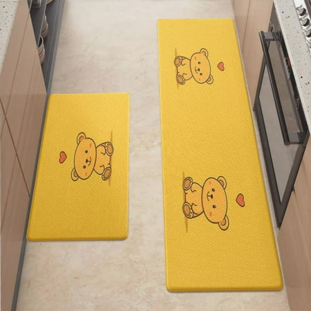 Anti Fatigue Kitchen Mat Bear Heart Kitchen Rugs Non Slip Cushioned Standing Mat for Sink Floor Laundry Office Desk Plus 17.3 x 47.2 
Anti Fatigue Kitchen Mat Bear Heart Kitchen Rugs Non Slip Cushioned Standing Mat for Sink Floor Laundry Office Desk Plus 17.3 x 47.2