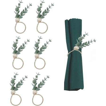Set of 6 Eucalyptus Napkin Rings Greenery Napkin Holders Wooden Beads Napkin Rings Farmhouse Napkin Rings for Weddings Family Gatherings Party Baby Shower
Set of 6 Eucalyptus Napkin Rings Greenery Napkin Holders Wooden Beads Napkin Rings Farmhouse Napkin Rings for Weddings Family Gatherings Party Baby Shower