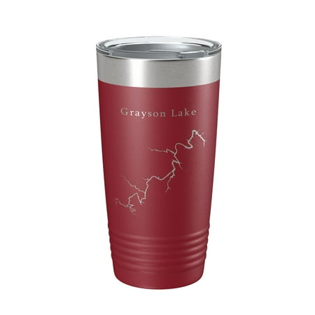 Grayson Lake Map Tumbler Travel Mug Insulated Laser Engraved Coffee Cup Kentucky 20 oz Maroon
Grayson Lake Map Tumbler Travel Mug Insulated Laser Engraved Coffee Cup Kentucky 20 oz Maroon