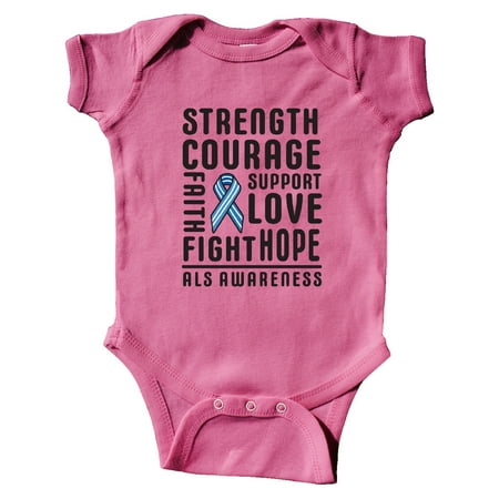 Inktastic ALS Awareness Strength Courage Support Gift Baby Boy or Baby Girl Bodysuit
Inktastic ALS Awareness Strength Courage Support Gift Baby Boy or Baby Girl Bodysuit
