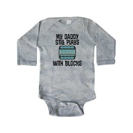 Inktastic Auto Mechanic Daddy Still Plays with Blocks Gift Baby Boy or Baby Girl Long Sleeve Bodysuit
Inktastic Auto Mechanic Daddy Still Plays with Blocks Gift Baby Boy or Baby Girl Long Sleeve Bodysuit