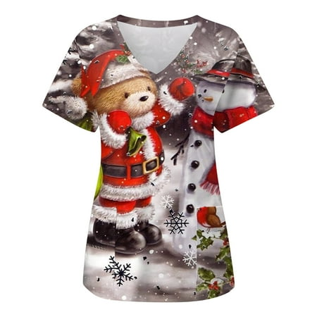 Christmas Scrub Tops for Women Funny Xmas Reindeer Graphic Print Regular Fit Long Sleeve Sweatshirt Vintge Going Out Pullover Shirts
Christmas Scrub Tops for Women Funny Xmas Reindeer Graphic Print Regular Fit Long Sleeve Sweatshirt Vintge Going Out Pullover Shirts