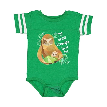 Inktastic My Great Grandpa Loves Me Cute Sloth and Baby Gift Baby Boy or Baby Girl Bodysuit
Inktastic My Great Grandpa Loves Me Cute Sloth and Baby Gift Baby Boy or Baby Girl Bodysuit