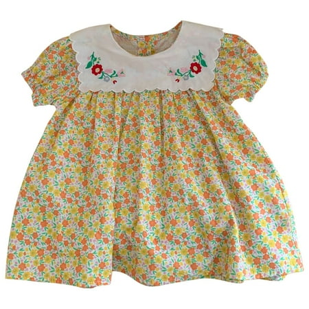 Child Baby Girls Dress Floral Printed Short Sleeve O-Neck Kid Cotton Blend Shredded Summer A-Line For 0 To 6 Years Sundress Comfortable Cozy Dresses
Child Baby Girls Dress Floral Printed Short Sleeve O-Neck Kid Cotton Blend Shredded Summer A-Line For 0 To 6 Years Sundress Comfortable Cozy Dresses