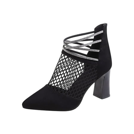 Sandals Women Leather Stitching Sandals Female Thick With Hollow Mesh High Heel Women s Shoes Soft Leather Ladies Fish Mouth Shoes Sandals For Women Dressy Summer Prom Dress
Sandals Women Leather Stitching Sandals Female Thick With Hollow Mesh High Heel Women s Shoes Soft Leather Ladies Fish Mouth Shoes Sandals For Women Dressy Summer Prom Dress