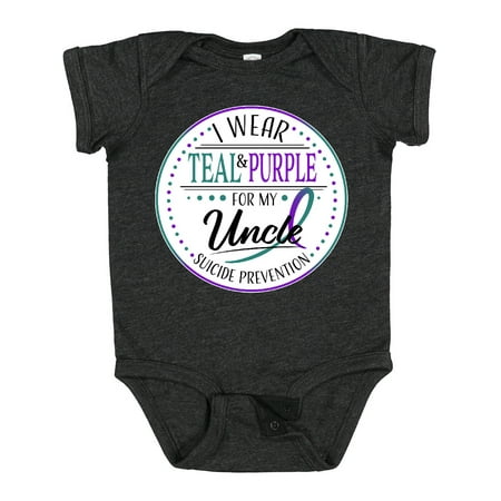 Inktastic Suicide Prevention- I Wear Teal and Purple for My Uncle Gift Baby Boy or Baby Girl Bodysuit
Inktastic Suicide Prevention- I Wear Teal and Purple for My Uncle Gift Baby Boy or Baby Girl Bodysuit