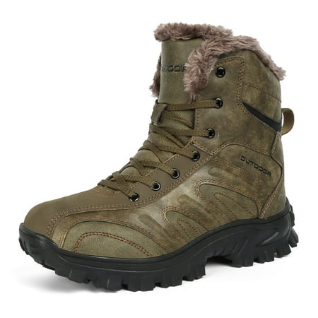 Men‘s Wear-resistant Warm Fleece Shoes Comfortable Anti-skid Lace-up Snow Boots Hiking Boots Tactical Military Boots Winter
Men‘s Wear-resistant Warm Fleece Shoes Comfortable Anti-skid Lace-up Snow Boots Hiking Boots Tactical Military Boots Winter