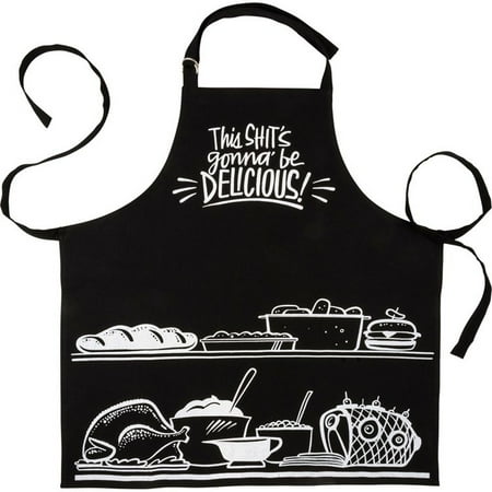 Primitives by Kathy Funny Gift This Sh*t s Gonna Be Delicious! Decorative Apron