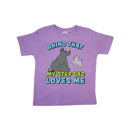 Inktastic Rhino That My Step Dad Loves Me with Cute Rhinos Gift Toddler Boy or Toddler Girl T-Shirt
Inktastic Rhino That My Step Dad Loves Me with Cute Rhinos Gift Toddler Boy or Toddler Girl T-Shirt