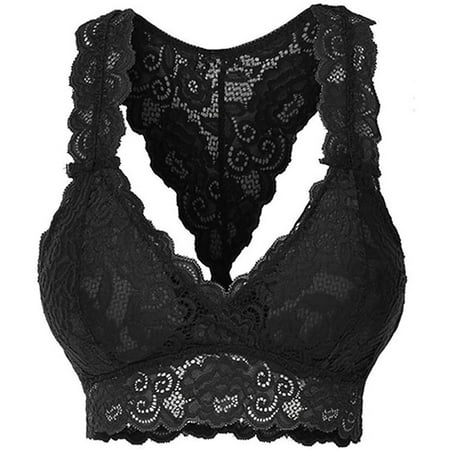 YXGla Bra Sexy Stretchable Women Floral Lace Underwear for Home