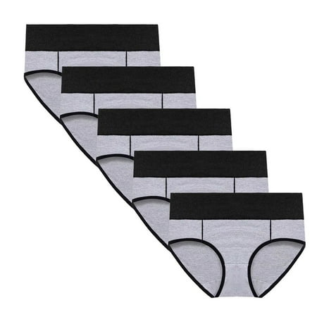 ALSLIAO 5 Pack Womens Underwear Cotton Stretch Panties High Waisted Briefs Full Coverage C L
ALSLIAO 5 Pack Womens Underwear Cotton Stretch Panties High Waisted Briefs Full Coverage C L