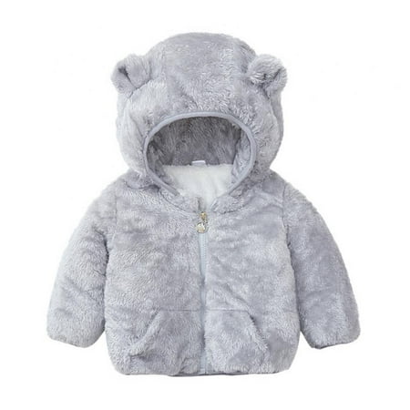 SYNPOS Toddler Baby Boys Girls Plush Jacket Cartoon Bear Ears Hoodie Thick Coat Kids Warm Fall Winter Clothes 2 Months- 5 Years
SYNPOS Toddler Baby Boys Girls Plush Jacket Cartoon Bear Ears Hoodie Thick Coat Kids Warm Fall Winter Clothes 2 Months- 5 Years
