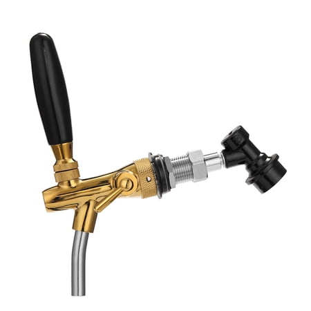 Beer Tap Stopsock Adjustable With Chrome Plating Beer Home Brewing With Ball Lock