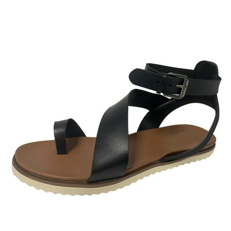 uikmnh Women Slippers Summer Solid Color Flip Flops Flat Buckle Beach Sandals And Slippers Black 7.5
uikmnh Women Slippers Summer Solid Color Flip Flops Flat Buckle Beach Sandals And Slippers Black 7.5